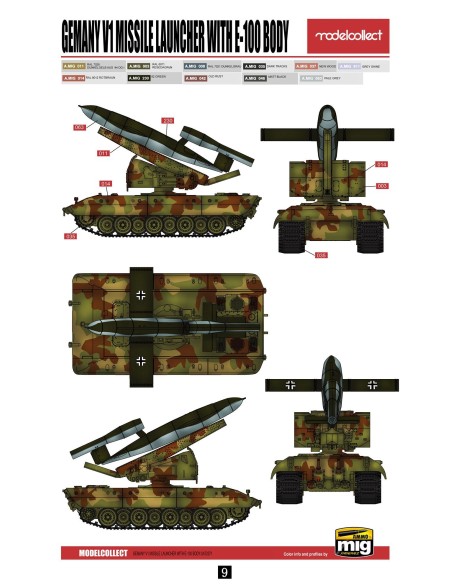 Germany V1 Missile launcher with E-100 body