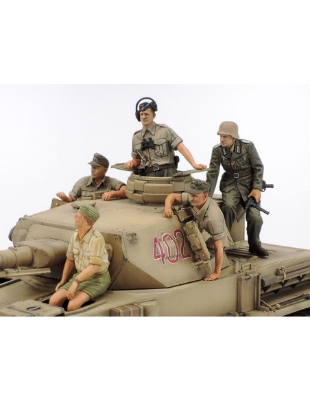 German Tank Panzerkampfwagen IV Ausf.F And Motorcycle 'North Africa' Set