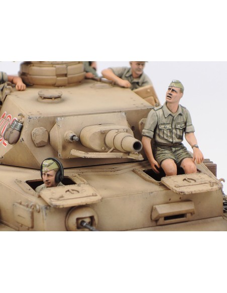 German Tank Panzerkampfwagen IV Ausf.F And Motorcycle 'North Africa' Set