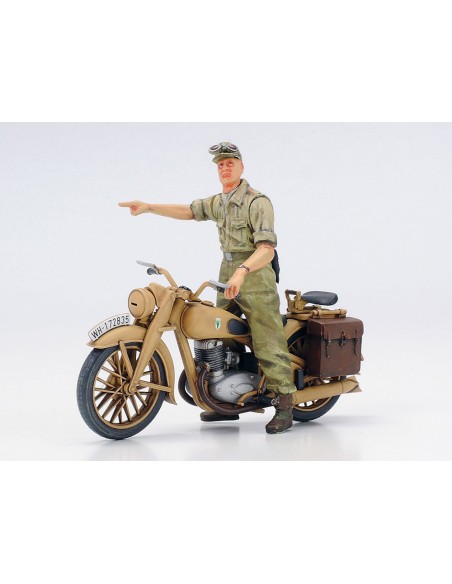 German Tank Panzerkampfwagen IV Ausf.F And Motorcycle 'North Africa' Set