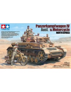 German Tank Panzerkampfwagen IV Ausf.F And Motorcycle...