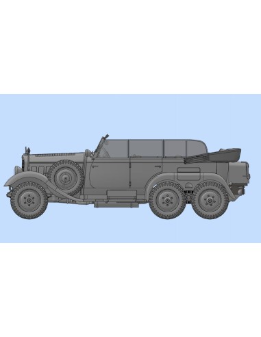 Mercedes G4 (1939 Production) with Passengers