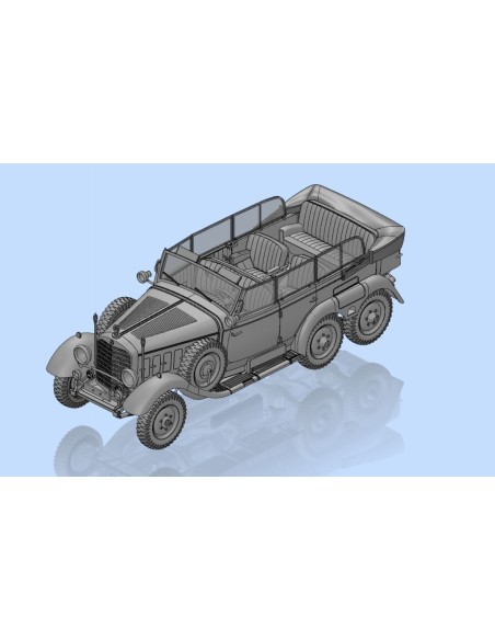 Mercedes G4 (1939 Production) with Passengers