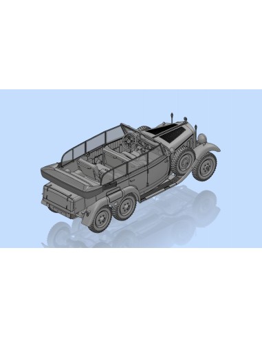Mercedes G4 (1939 Production) with Passengers
