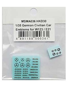 EMBLEMAS GERMAN CICVILIAN CAR FOR MERCEDES Y BMW