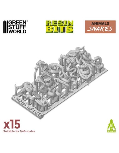 SET IMPRESO EN 3D – SERPIENTES