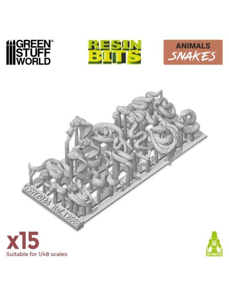 SET IMPRESO EN 3D – SERPIENTES