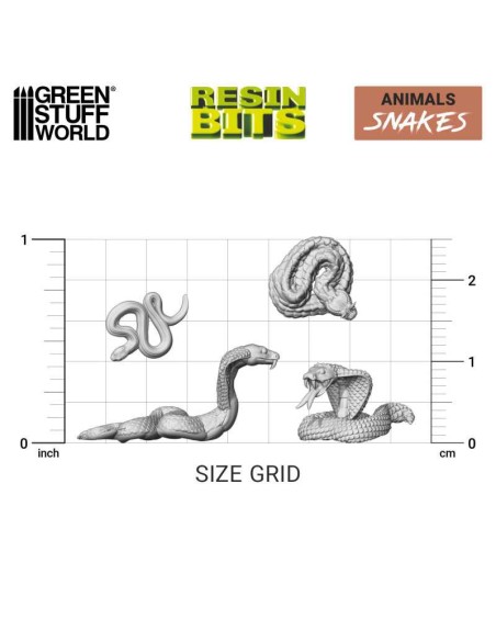 SET IMPRESO EN 3D – SERPIENTES