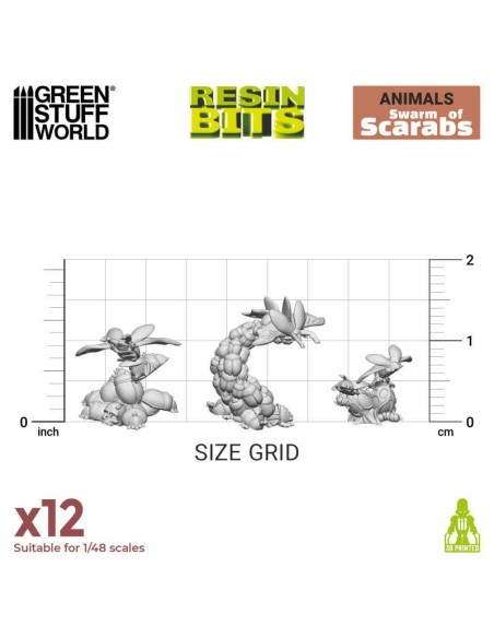SET IMPRESO EN 3D - ENJAMBRE DE ESCARABAJOS