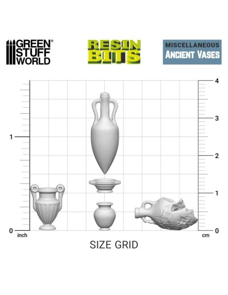 SET IMPRESO EN 3D - VASIJAS ANTIGUAS
