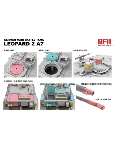 GERMAN MAIN BATTLE TANK W/WORKABLE TANK LEOPARD...