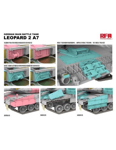 GERMAN MAIN BATTLE TANK W/WORKABLE TANK LEOPARD...