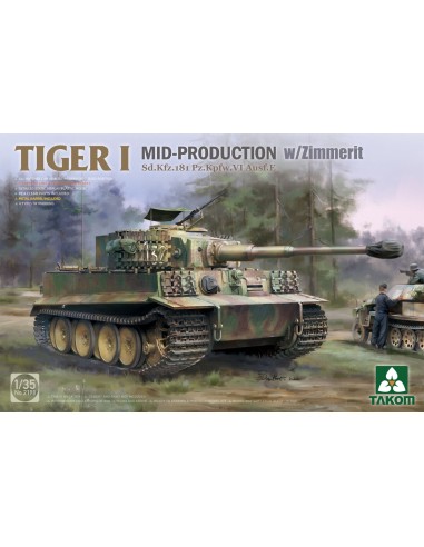 Tiger I Mid-Production With Zimmerit Sd.Kfz.181 Pz.Kpfw.VI Ausf.E