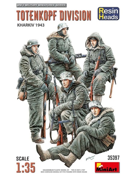 Totenkopf Division Kharkov 1943 (Resin Heads)