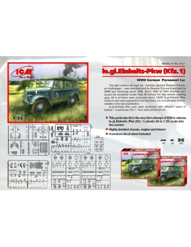 le.gl.Einheits-Pkw (Kfz.1)-Wehrmach Personnal Car