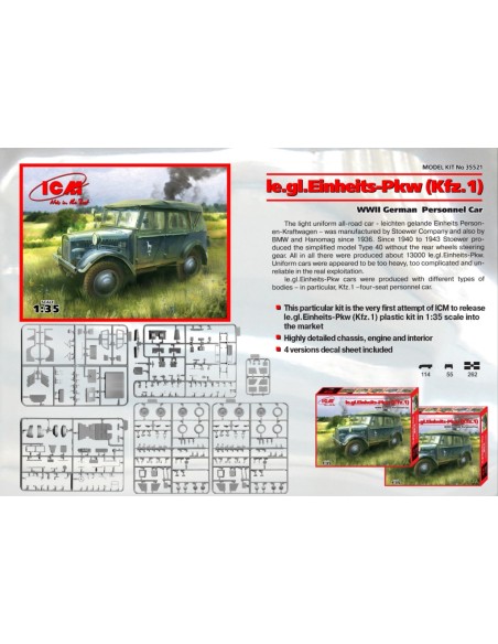 le.gl.Einheits-Pkw (Kfz.1)-Wehrmach Personnal Car