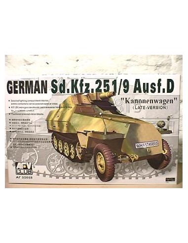 German Sd.Kfz.251/9 Ausf.D Kanonenwagen (late version)+ EDUARD 35770