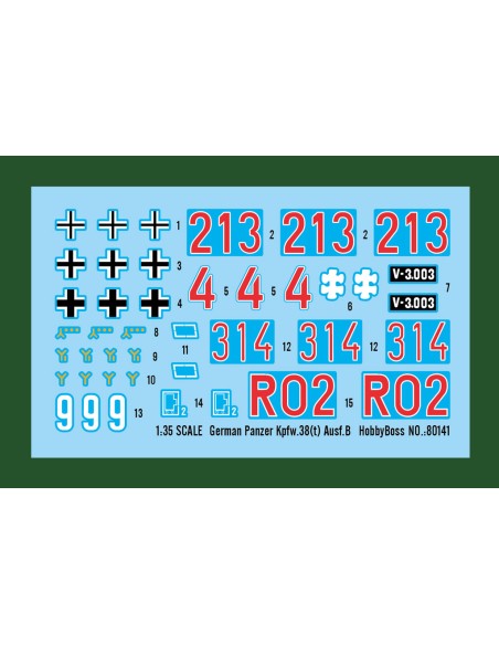 German Panzer Pkfw 38t Ausf.B