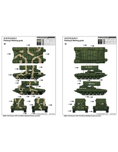 Russian TOS-1A Multiple Rocket Launcher