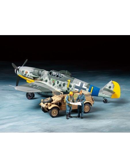 Messerschmitt Bf109 G-6 & Kubelwagen Type 82 Set
