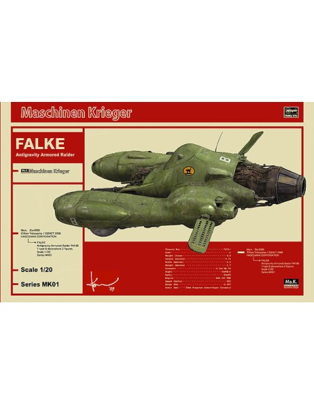 MK01 Antigravity Armored Raider pkf.85 Falke
