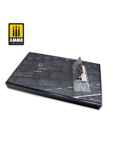 US Aircraft carrier flight deck section...