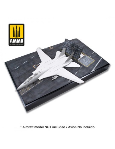 US Aircraft carrier flight deck section...