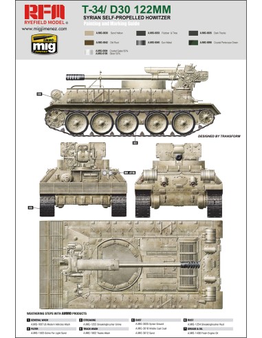 T-34/D30 122MM Syrian Self-Propelled Howitzer