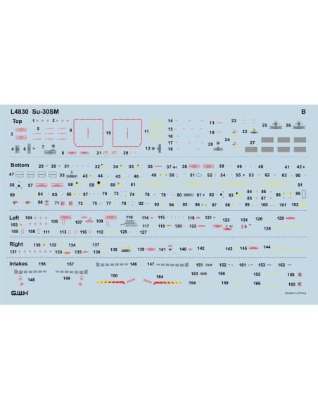 Su-30 MKM / MK / MKA / SME 'Flanker H' Multirole Fighter 4 In 1