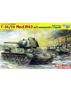 SOVIET T34/76 MOD.1943 WITH COMMANDER CUPOLA 2