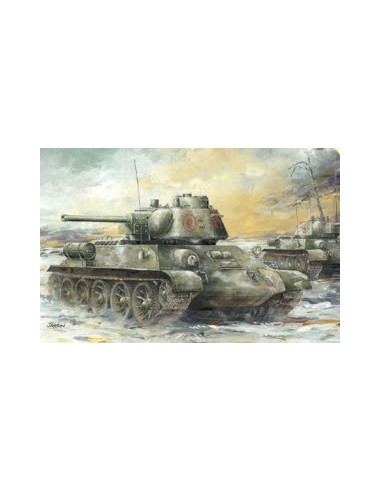 SOVIET T34/76 MOD.1943 WITH COMMANDER CUPOLA