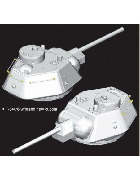 SOVIET T34/76 MOD.1943 WITH COMMANDER CUPOLA