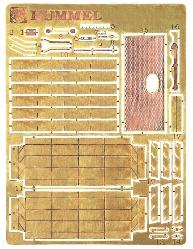 SD.KFZ. 165 HUMMEL (EARLY VERSION) - SIN FIGURAS