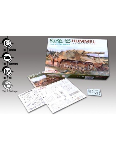 SD.KFZ. 165 HUMMEL (EARLY VERSION) - SIN FIGURAS