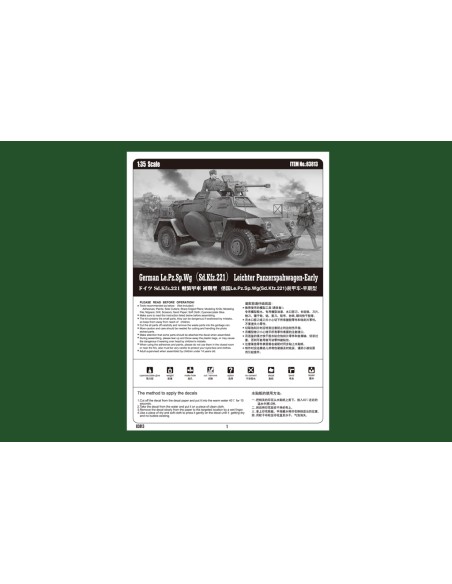 Sd.Kfz.221 Leichter Panzerspahwagen-Early version