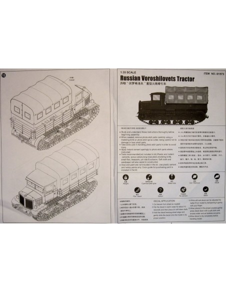 Russian Voroshilovets Tractor