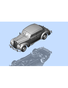 Admiral Cabriolet - WWII German Staff Car with Figures 2