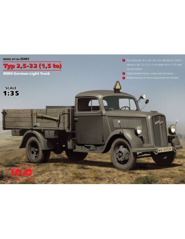 Typ 2,5-32 (1,5 to), WWII German Light Truck
