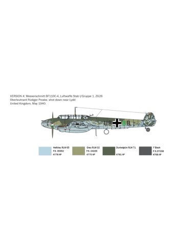 Bf-110 C3/C4 Zerstörer