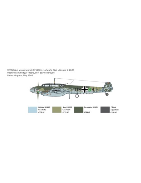 Bf-110 C3/C4 Zerstörer