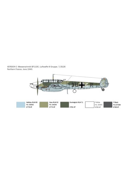 Bf-110 C3/C4 Zerstörer
