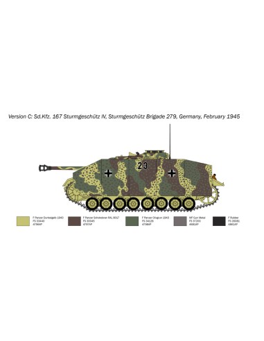 Sturmgeschutz / StuG.IV with Gluable Rubber Tracks