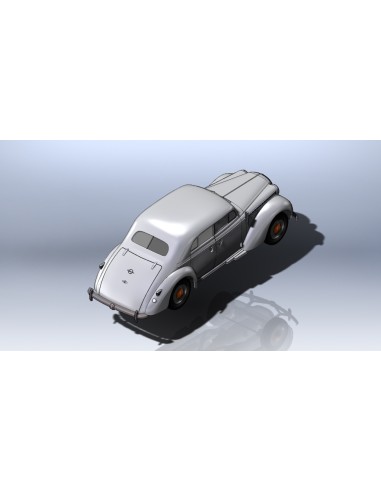 German Opel Admiral Saloon WWII German Staff Car