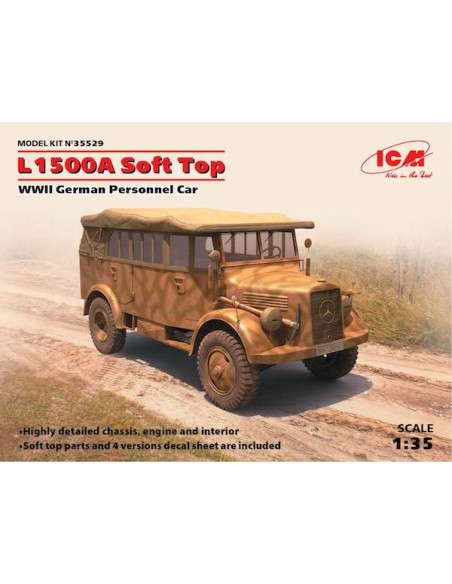 L1500A Soft Top, WWII German Personnel Car