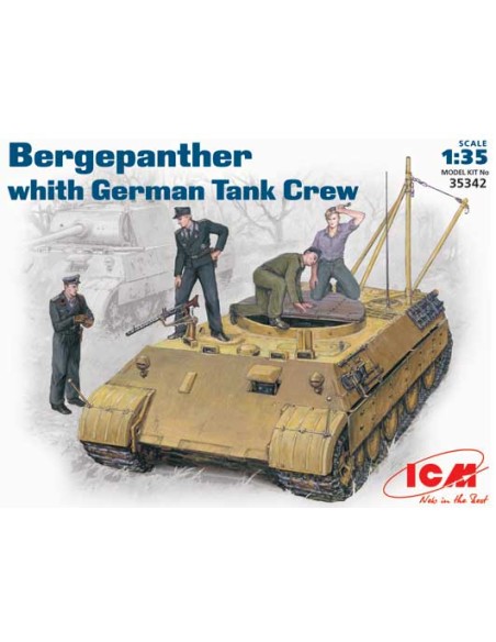 Bergepanther with German Tank Crew