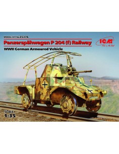 Panzerspähwagen P 204 (f) Railway, WWII German Armoured...