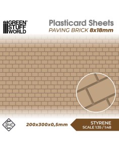 PLANCHA PLASTICARD - ADOQUINES 8X18MM