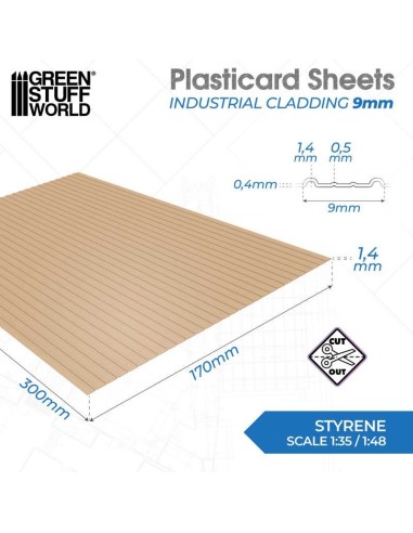 PLANCHA PLASTICARD - REVESTIMIENTO INDUSTRIAL 9mm