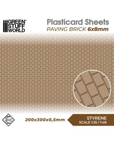 PLANCHA PLASTICARD - ADOQUINES 6X8MM