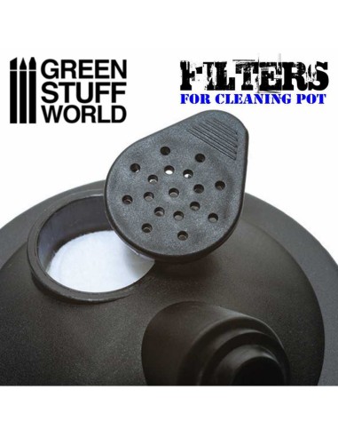 FILTROS PARA ESTACIÓN LIMPIEZA AERÓGRAFO